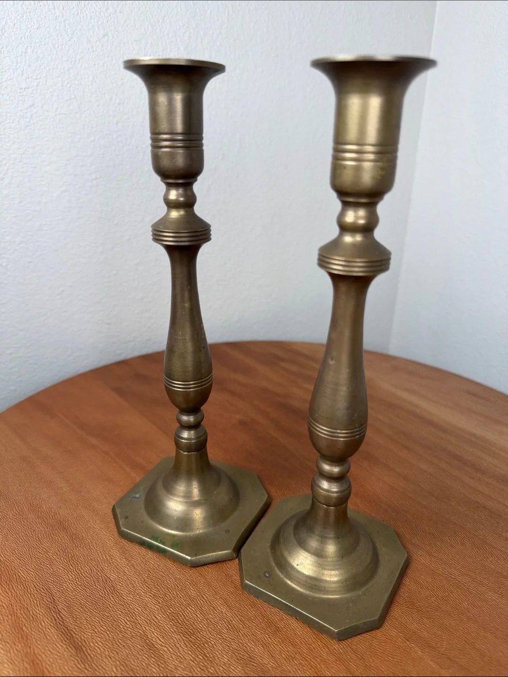 Brass Candle Stick Holders Decorative Farmhouse Cottagecore